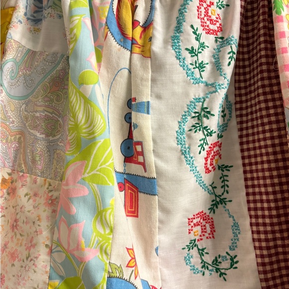 Handmade patchwork skirt - Picture 2 of 3